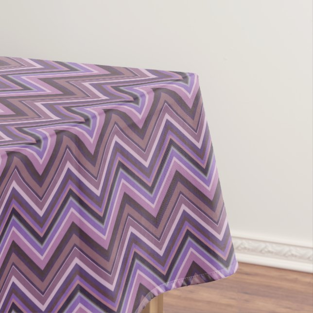Nappe Mauve zigzag stripes (In Situ)