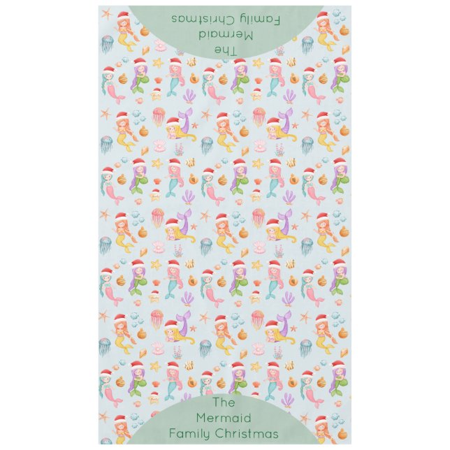 Nappe Mermaid Père Noël Noël (Devant)