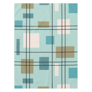 Nappe Mi-siècle moderne géométrique 5