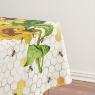 Nappe Miel Doré en Rucher de Fleur de Tournesol