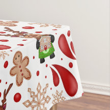 Mignons enfants rouges Noël Renne