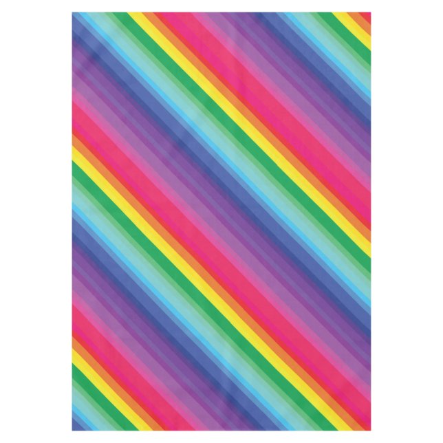 Nappe Mod Rainbow Colorée 1ère fête d'anniversaire (Devant)
