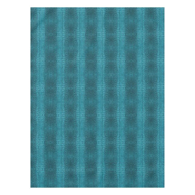 Nappe mode girly bleu Alligator cuir (Devant)