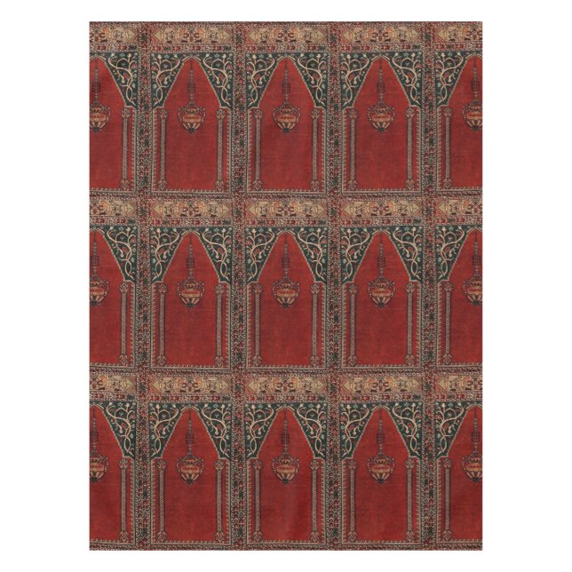Nappe Modèle de tapis de prière orientale - Mosquée inté (Devant)