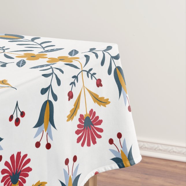 Nappe modèle floral scandinave (In Situ)
