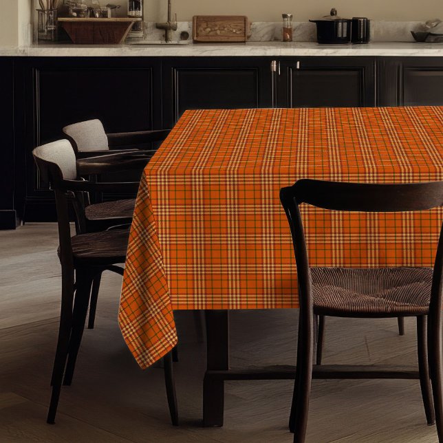 Nappe Modern Checkered Tablecloth Trendy Autumnal Colors (Modern Checkered Tablecloth Trendy Autumnal Colors)