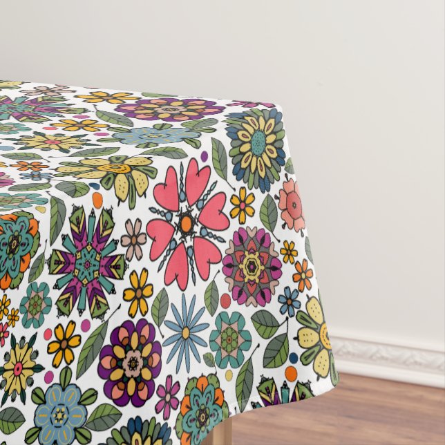 Nappe Modern Retro Floral Drawing Seamless Pattern Art (In Situ)