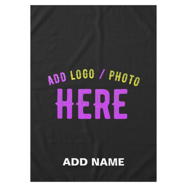 NAPPE MODERNE ET MODERNE PERSONNALISABLE NOIR VÉRIFIÉ (Devant)