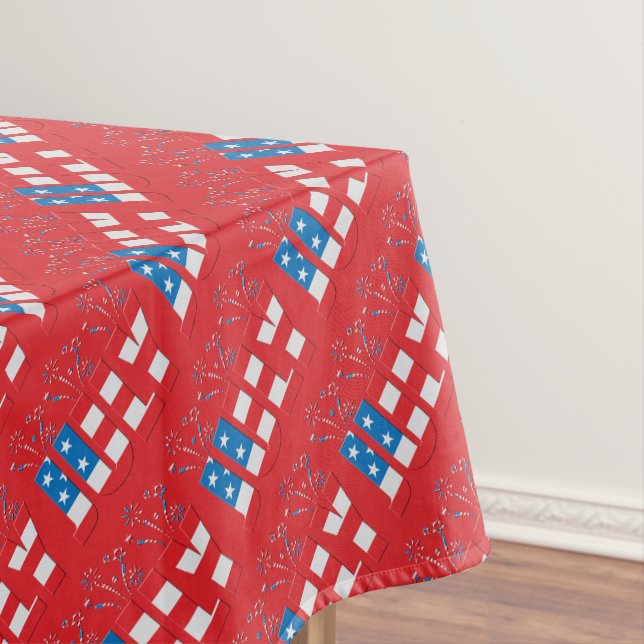 Nappe Mois de la fête de juillet Étoiles et rayures amér (In Situ)