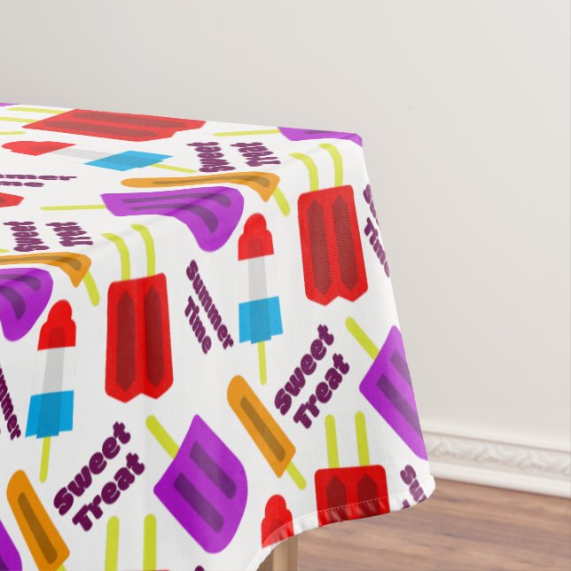 Nappe Monogramme de la barre de jus congelée en été (In Situ)