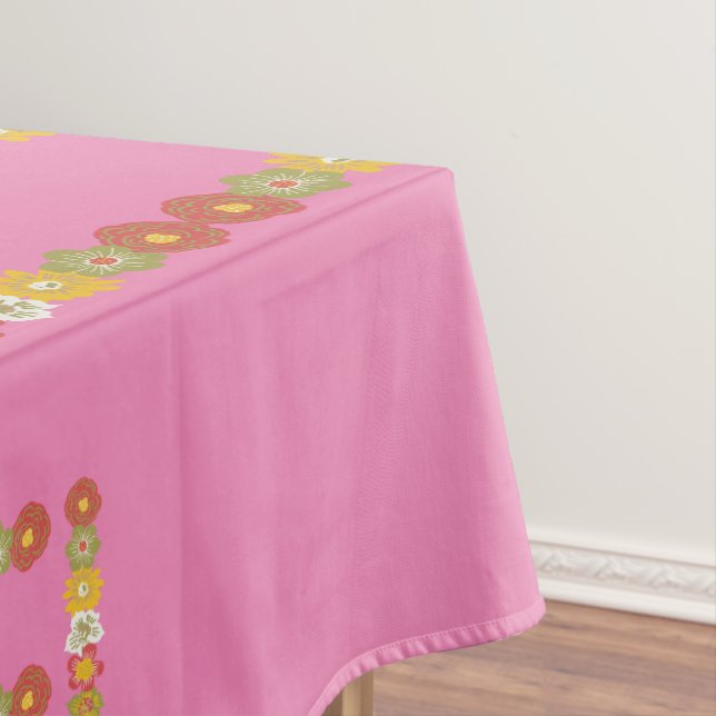 Nappe Monogramme Fleur de Daisy Amour Rose (In Situ)