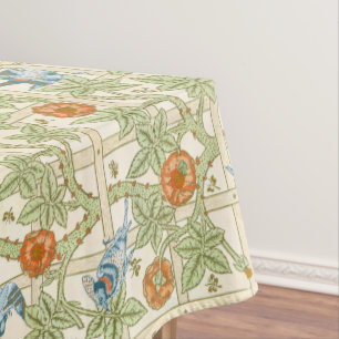 Nappe Morris' Trellis 1862 Fleur Vintage et Motif d'oise