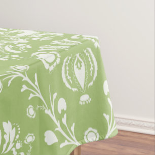 Nappe Moss Green Damask