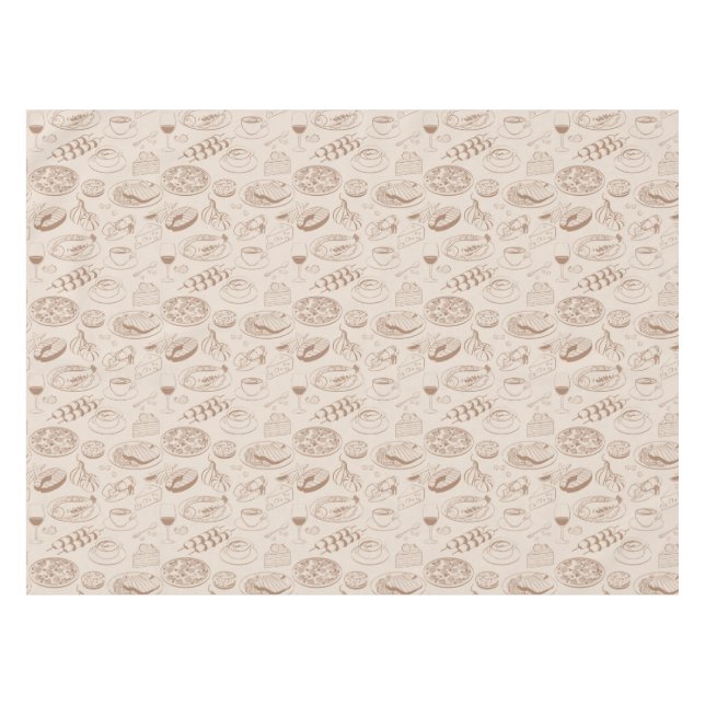 Nappe Motif 3 de nourriture (Devant (Horizontal))