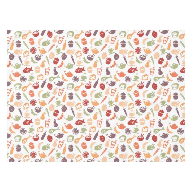 Nappe Motif 3 de nourriture (Devant (Horizontal))