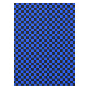 Nappe Motif à carreaux bleu et noir