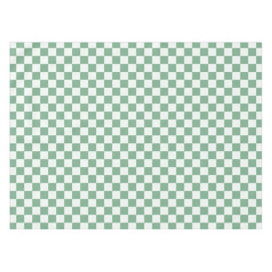 Nappe Motif à carreaux de brume d'eucalyptus