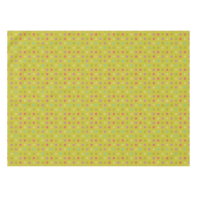 Nappe Motif à pois d'arrière - plan (Devant (Horizontal))