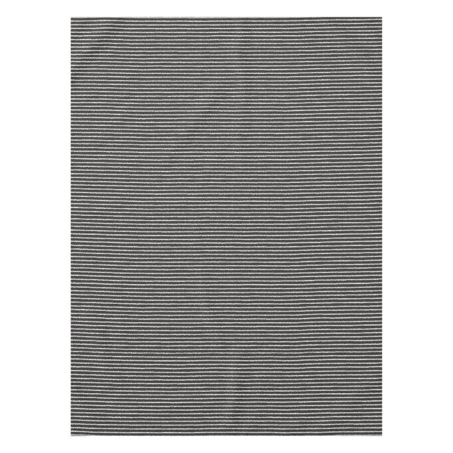 Nappe Motif à rayures noir et blanc (Devant)