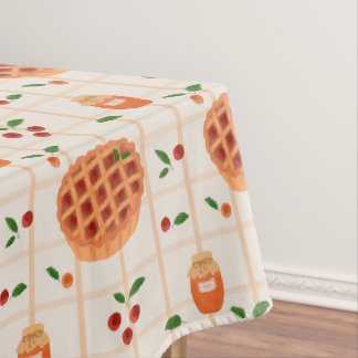 Nappe Motif à tarte et confiture d'automne