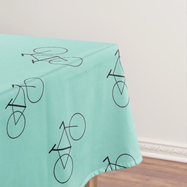 Nappe Motif à vélo en Robin Egg Blue Elegant (In Situ)