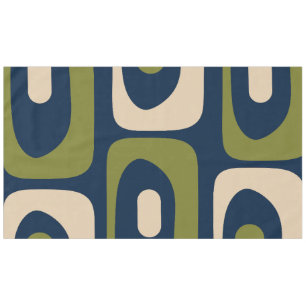 Nappe Motif Abstrait Moderne de Milieu de Siècle Piquet