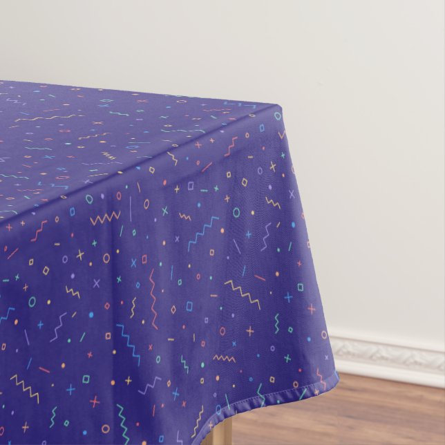 Nappe Motif Abstrait rétro (In Situ)
