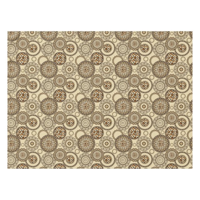 Nappe Motif africain 3 de peau de guépard (Devant (Horizontal))