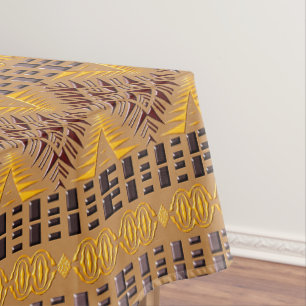 Nappe motif africain tribal ethnique