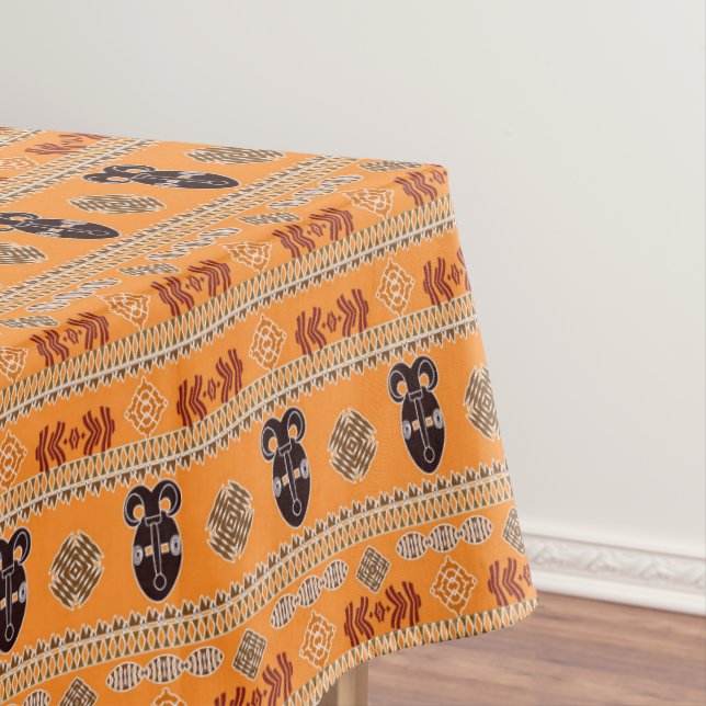 Nappe Motif africain tribal ethnique de rayures (In Situ)