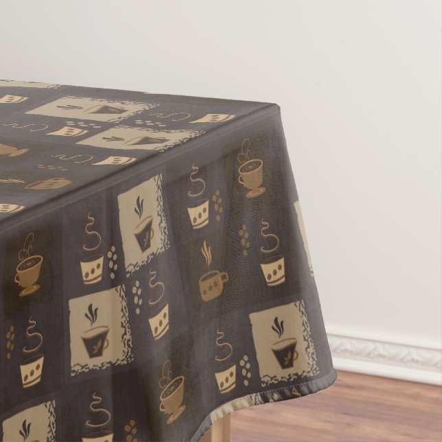 Nappe Motif au café (In Situ)
