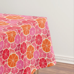 Nappe Motif aux agrumes d'orange et de pamplemousse