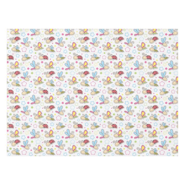 Nappe motif avec des insectes (Devant (Horizontal))
