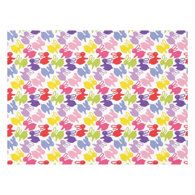 Nappe motif avec des lapins de Pâques (Devant (Horizontal))