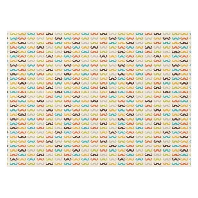 Nappe Motif avec la moustache (Devant (Horizontal))