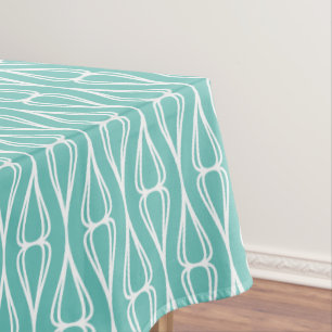 Nappe Motif blanc Aqua moderne