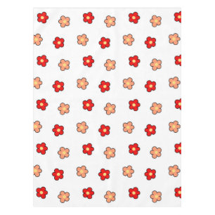 Nappe Motif blanc Preppy rose Flower Arrière - plan
