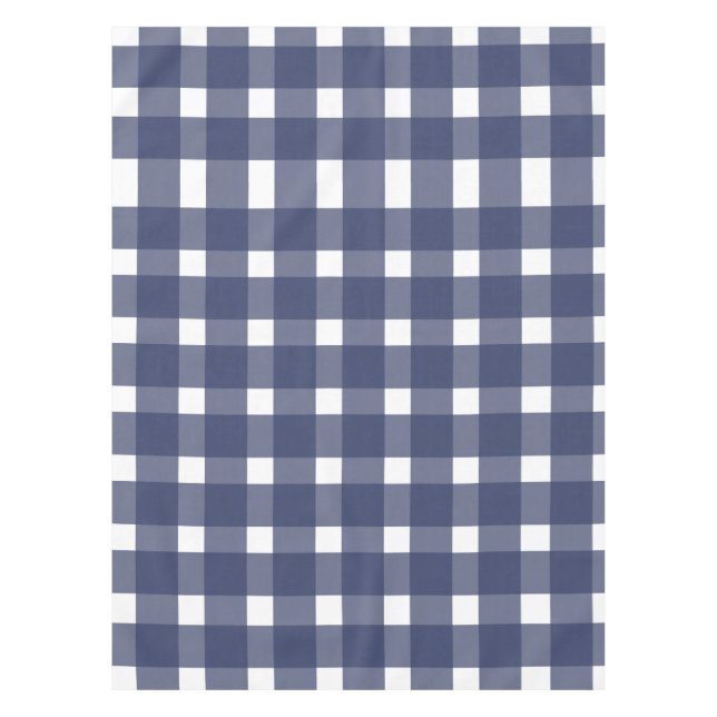 Nappe Motif bleu blanc En vichy (Devant)