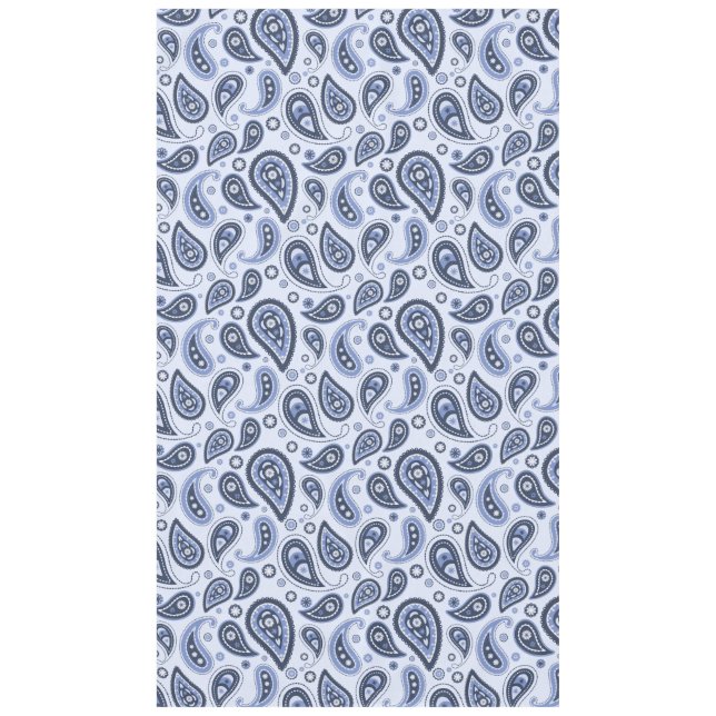 Nappe Motif Blue Paisley (Devant)
