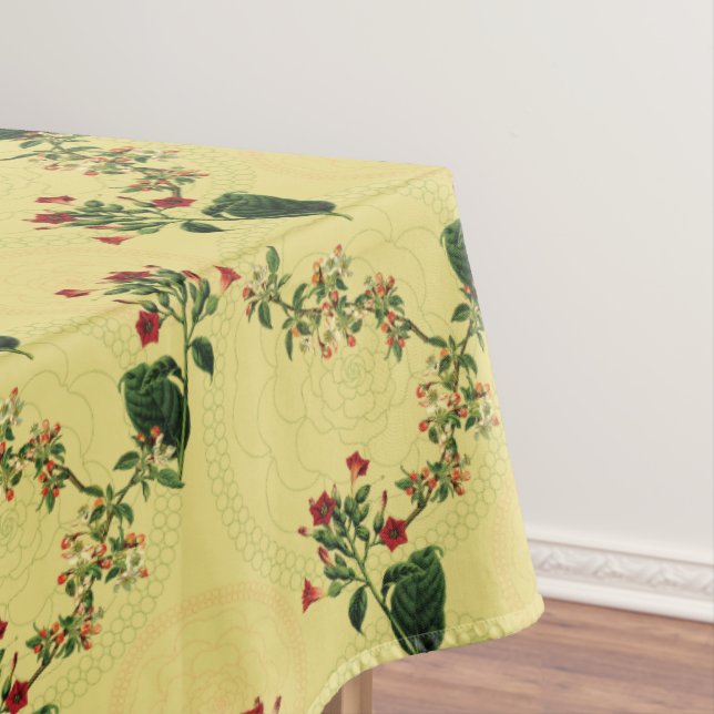 Nappe Motif botanique Mandala (In Situ)