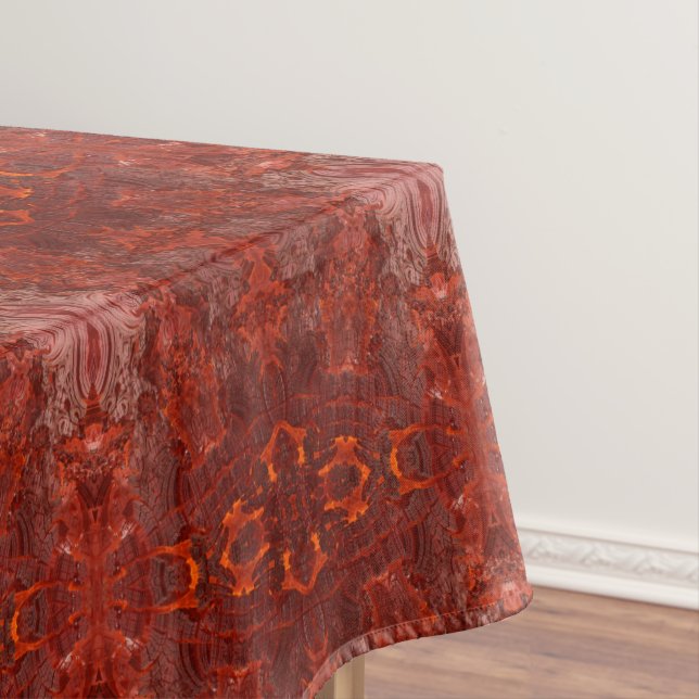 Nappe Motif Brown en cuir de luxe texturé (In Situ)