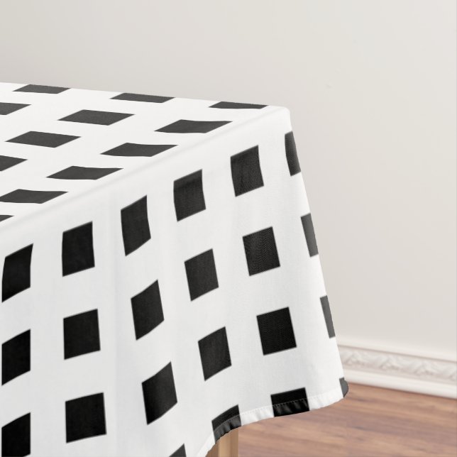 Nappe Motif Carreaux noirs et blancs (In Situ)
