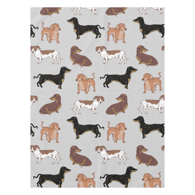Nappe Motif chien Dachshund (Devant)