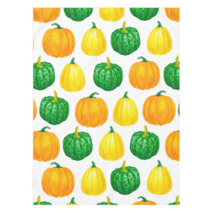 Nappe motif citrouille aquarelle