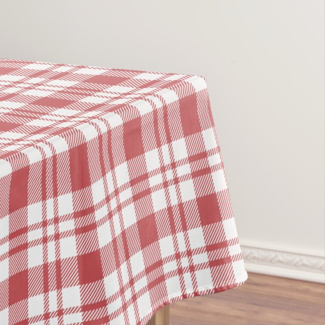 Nappe Motif classique rouge et blanc À damiers (In Situ)