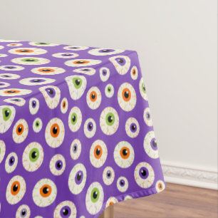 Nappe Motif coloré Halloween Eyeballs
