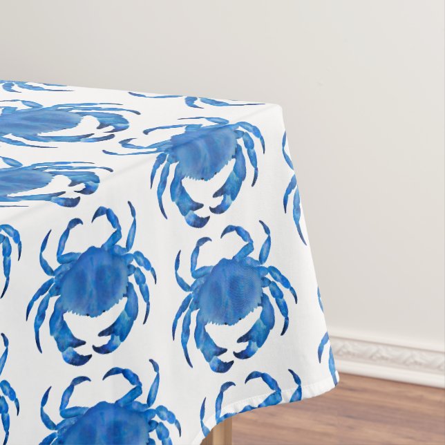 Nappe Motif Crabe Bleu (In Situ)