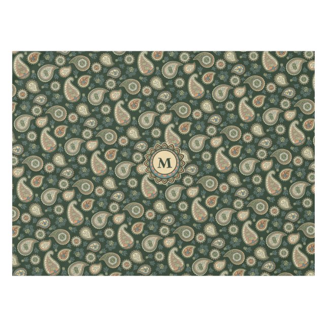 Nappe Motif Cypress Paisley (Devant (Horizontal))