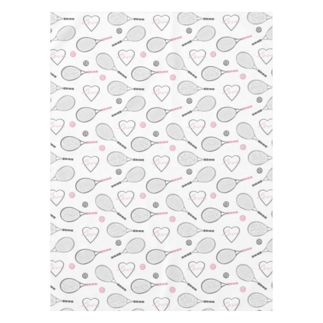 Nappe Motif d'amour de tennis (Devant)