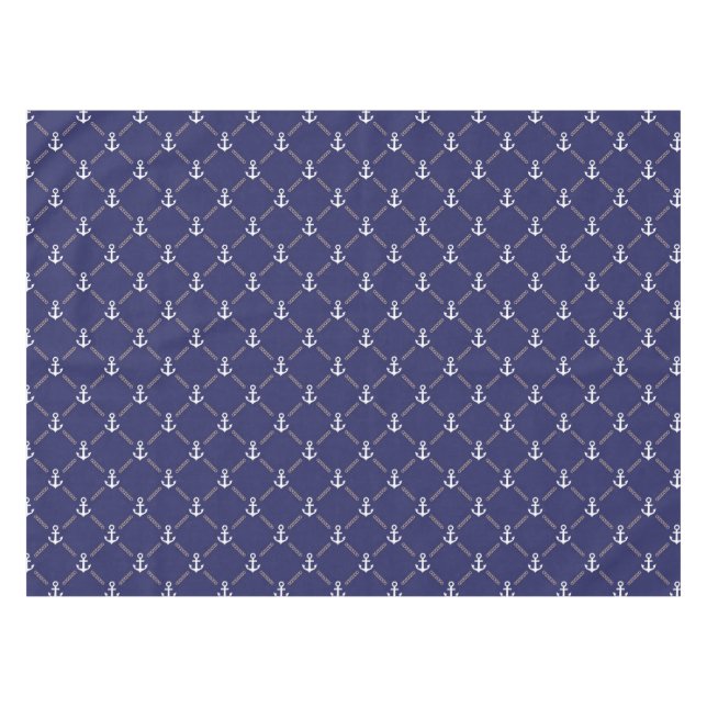 Nappe Motif d'Ancre (Devant (Horizontal))